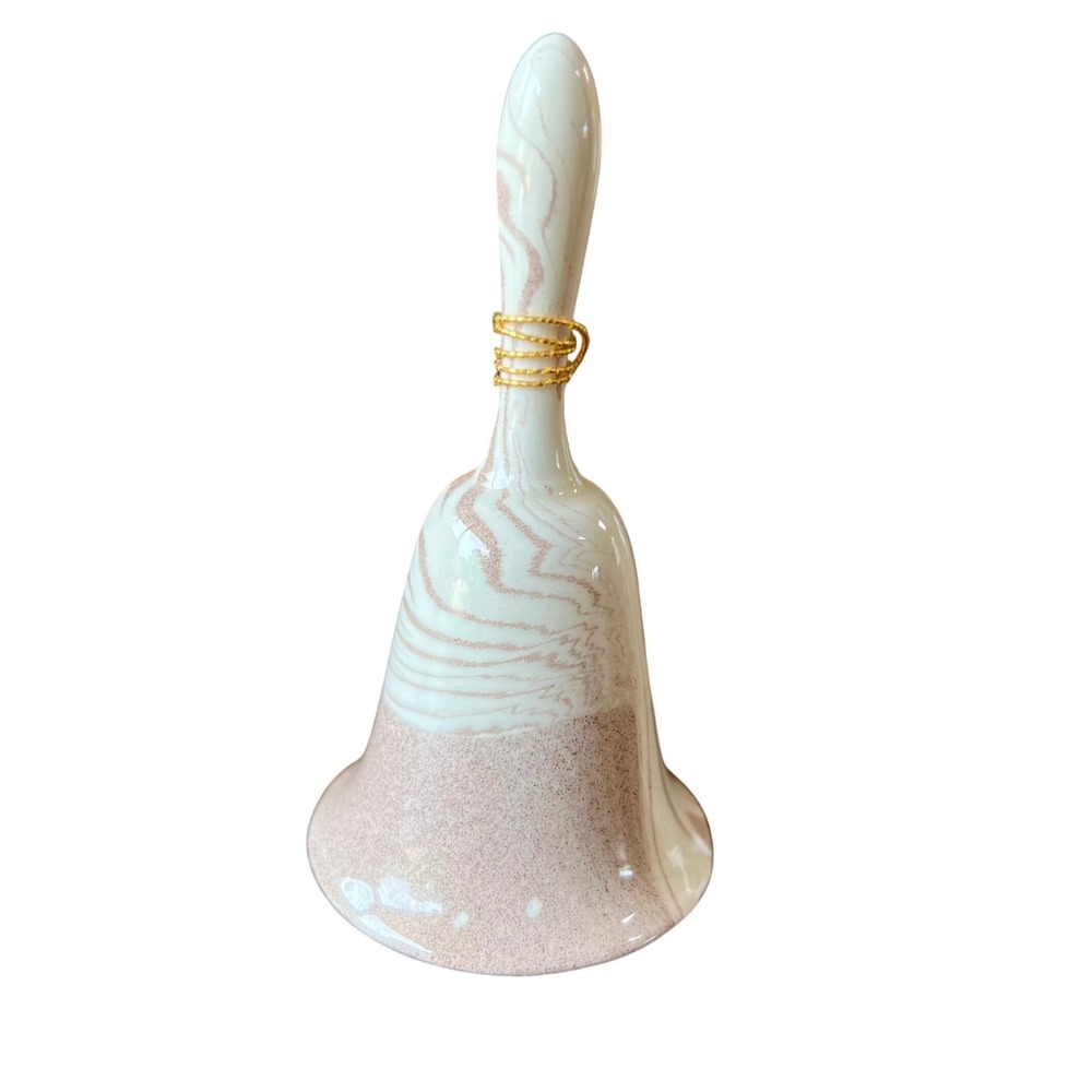 St Helens Ash Ware Ceramic Bell Mt St Helens Volcanic Ash Souvenir Cougar WA